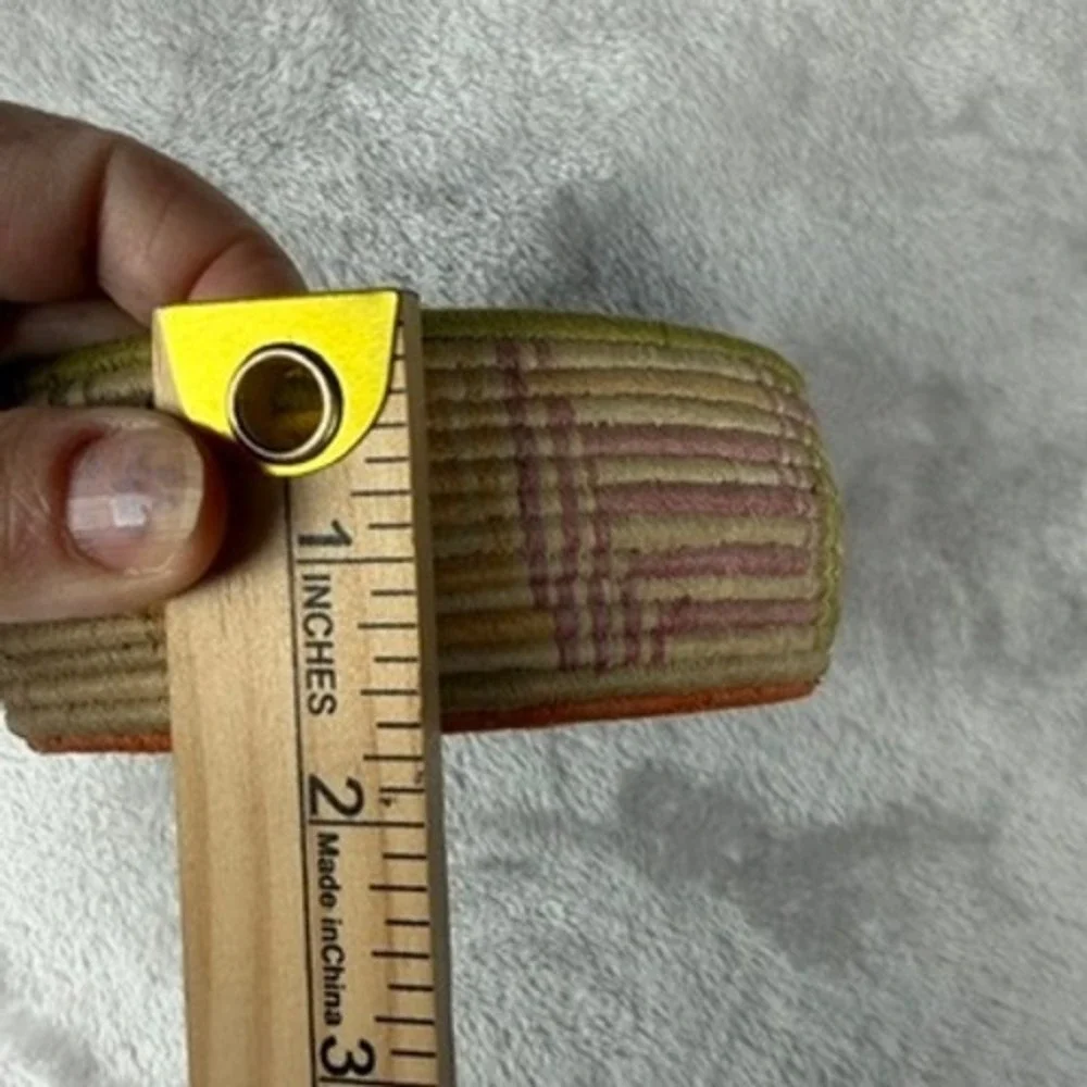 Handwoven‎ basket Trinket Box Lid Colorful Geometric Pattern Small Organizer